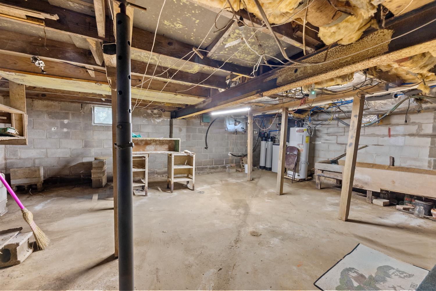 2654 Green Valley Road Vevay, IN 47043 - Photo 46 of 48 Basement with Electric Furnace, A Water Softener, Sump Pump