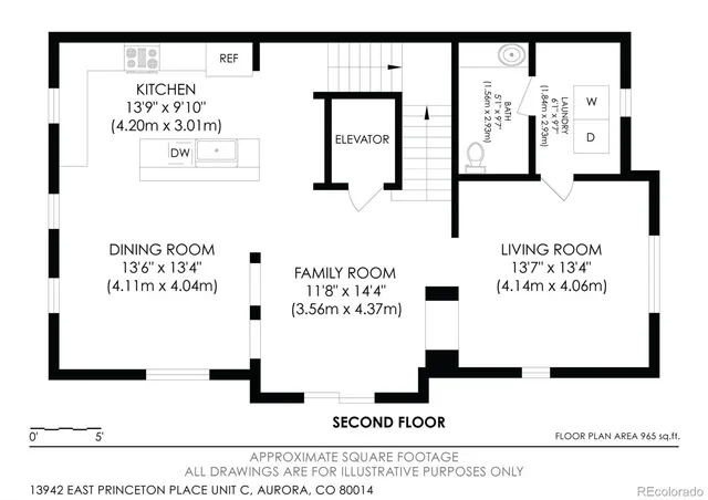 $618,000 | 13942 East Princeton Place, Unit C, Aurora, CO 80014