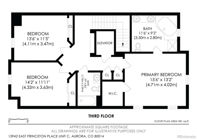 $618,000 | 13942 East Princeton Place, Unit C, Aurora, CO 80014