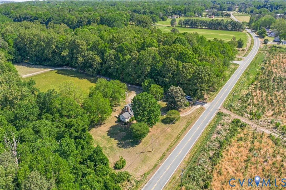 8100 Sandy Ridge Road Hopewell, VA 23860 - Photo 31 of 36 Aerial perspective showcasing a property surrounde