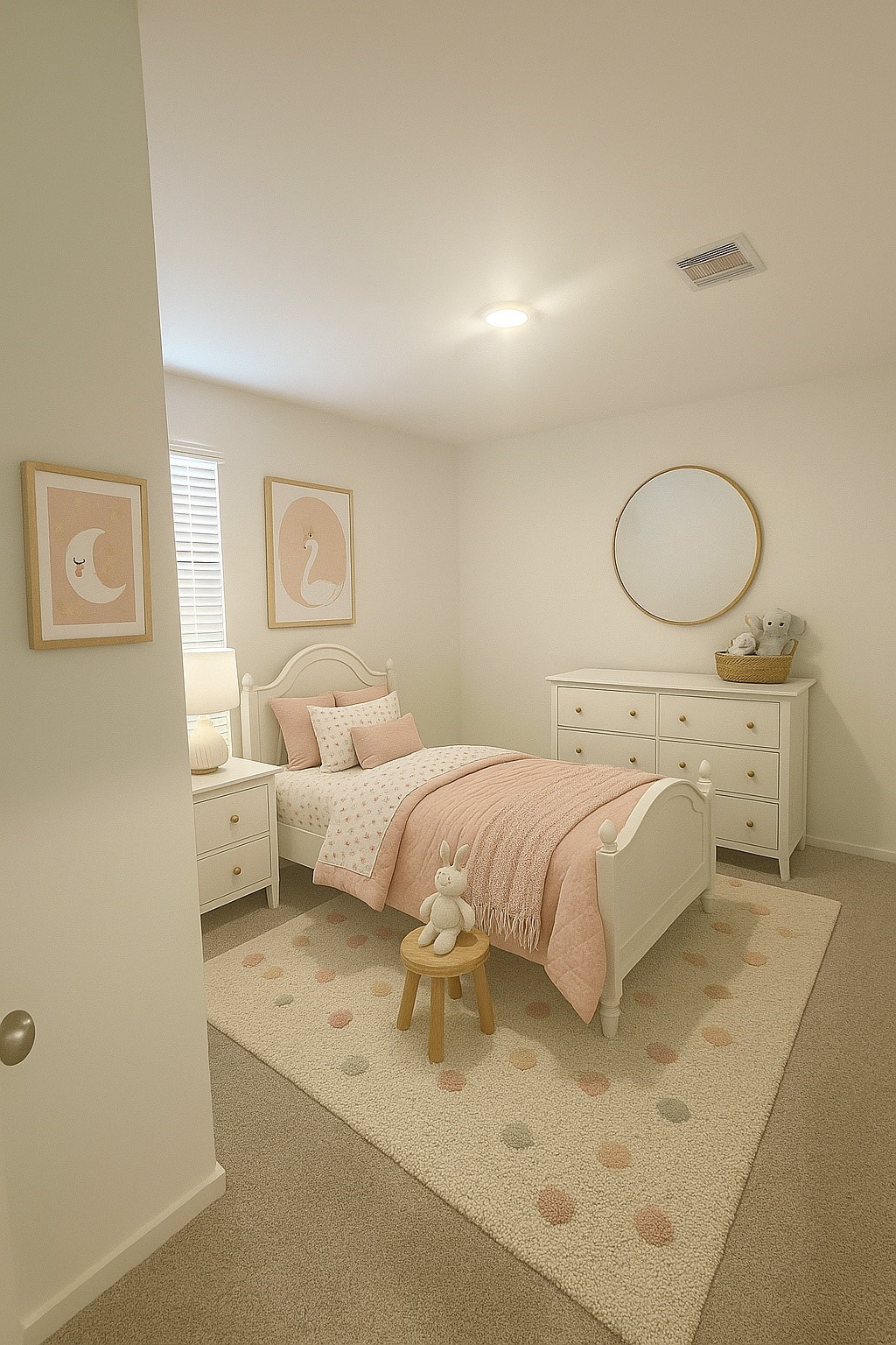 1739 West Stroker Road Crosby, TX 77532 - Photo 5 of 12 a bedroom with a bed and a lamp