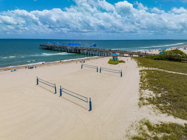 a view of a lake with a big yard