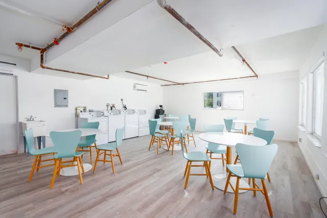 a room with a sink and a vanity