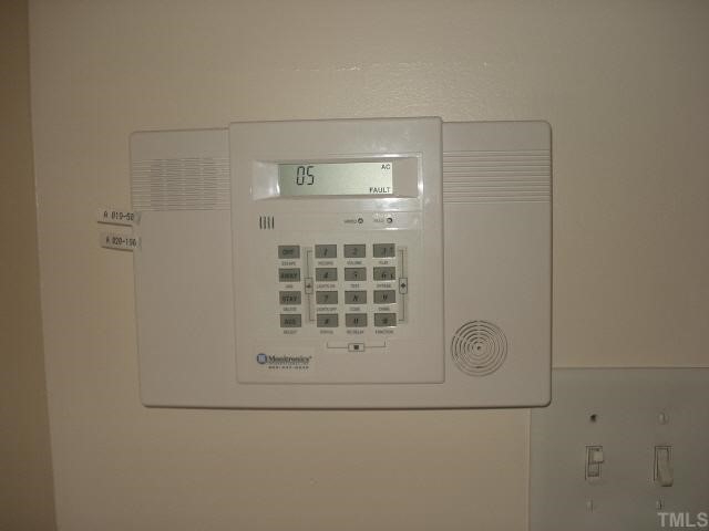 4208 Palafox Court Raleigh, NC 27604 - Photo 5 of 8 finished security system in home.