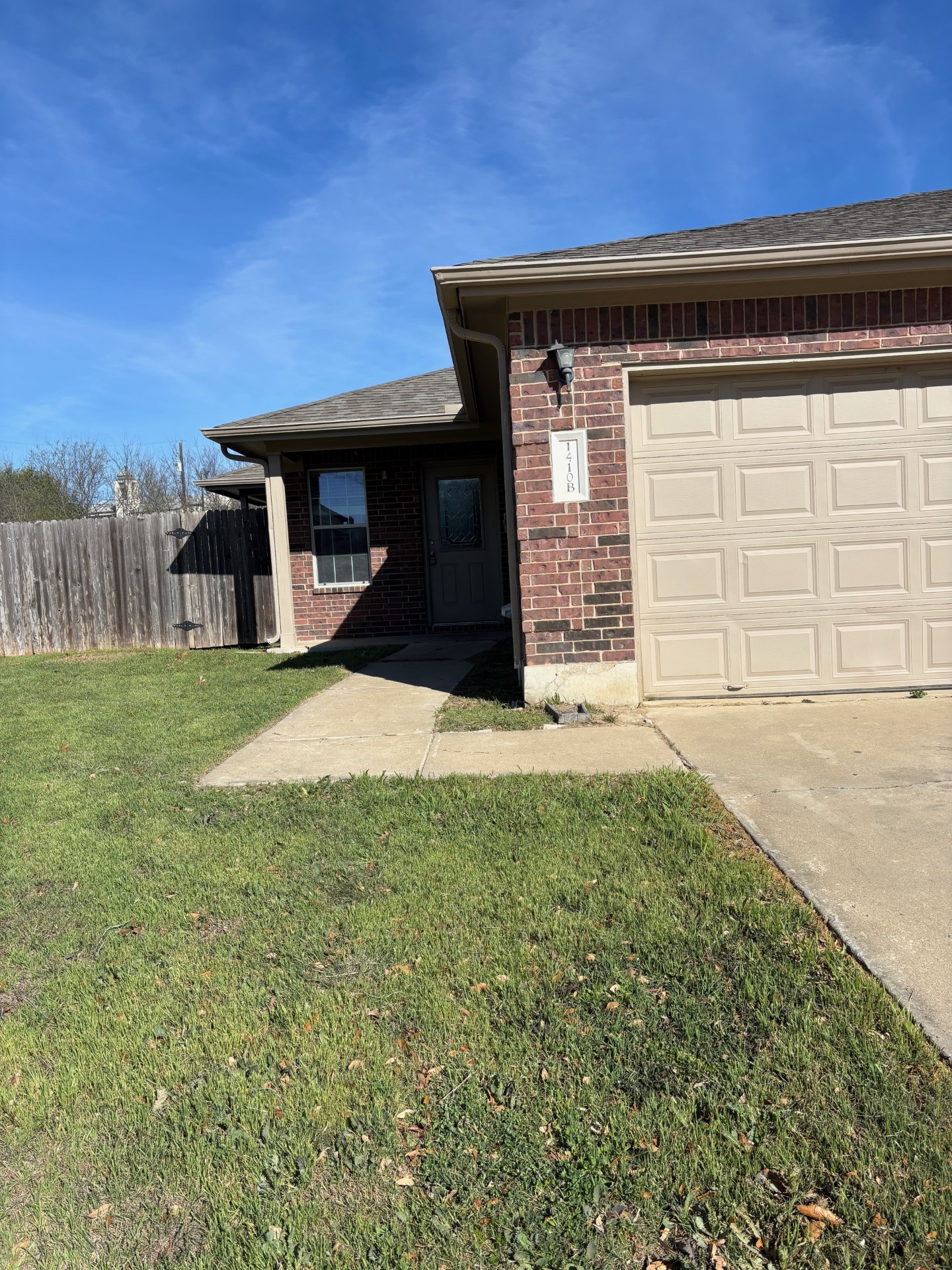 1410 Bergin Court, Unit B Georgetown, TX 78626 - Photo 1 of 13 a view of a house with a yard
