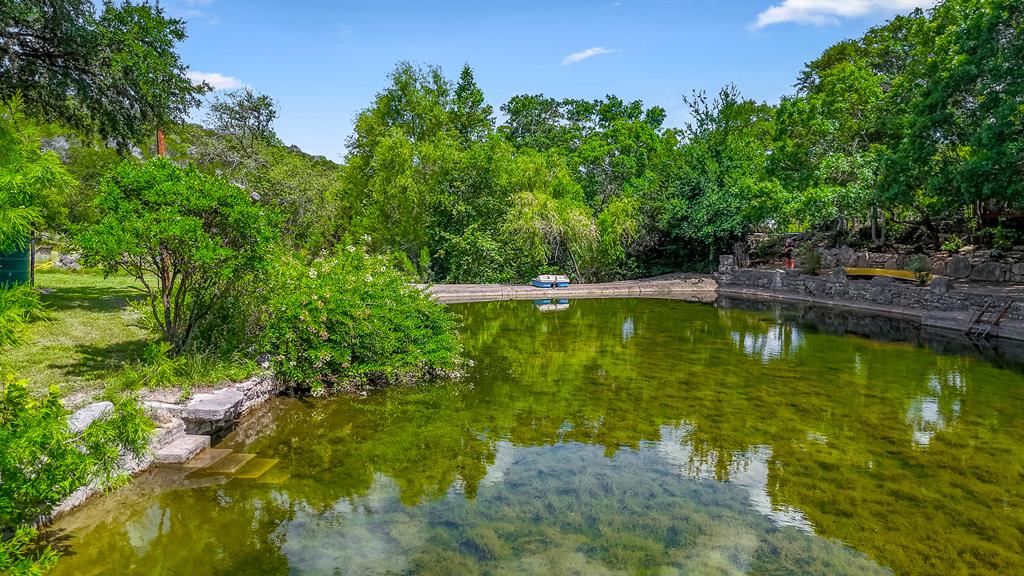 290 Cardinal Hill Road Ingram, TX 78025 - Photo 31 of 57 a swimming pool with trees in the background