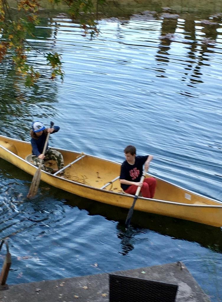 290 Cardinal Hill Road Ingram, TX 78025 - Photo 47 of 57 a backyard of a house with wooden floor and outdoor seating