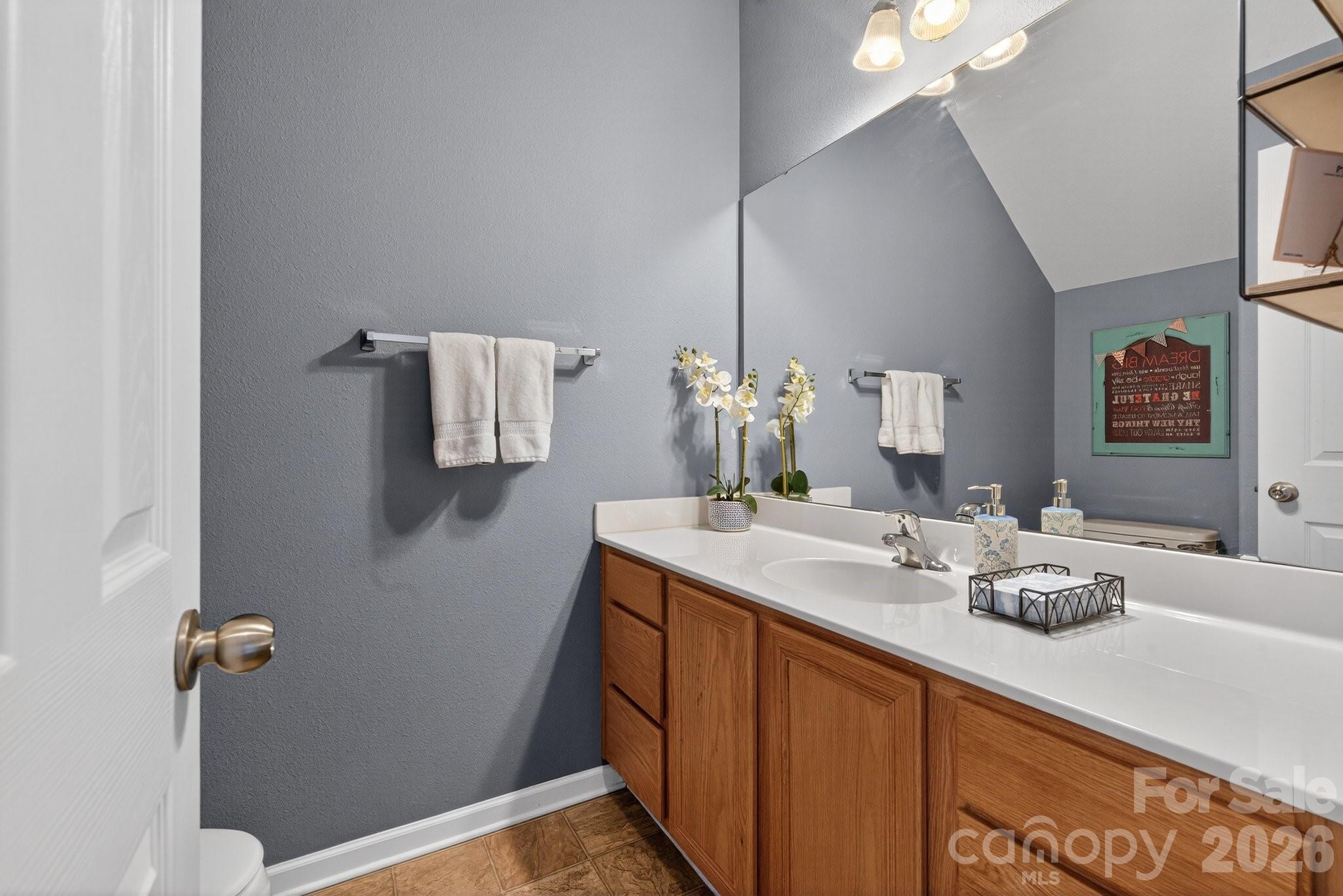 3066 Priory Ridge Drive, Unit 337 Fort Mill, SC 29707 - Photo 12 of 31 a bathroom with a sink and a mirror