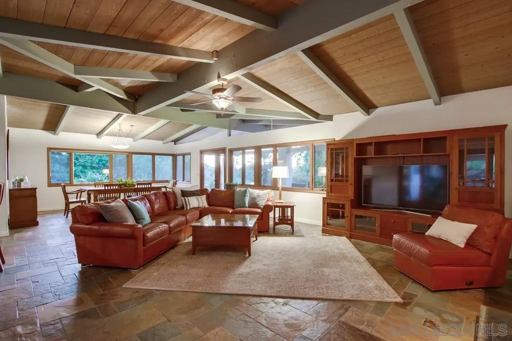 13401 Stone Canyon Road Poway, CA 92064 - Photo 10 of 25 a living room with furniture and a flat screen tv
