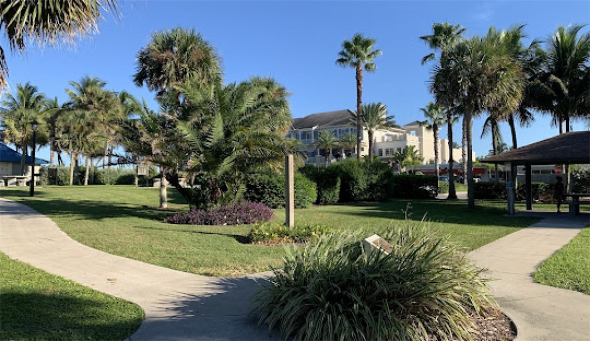 1166 6th Avenue, Unit C5 Vero Beach, FL 32960 - Photo 30 of 34 a view of a park with palm trees