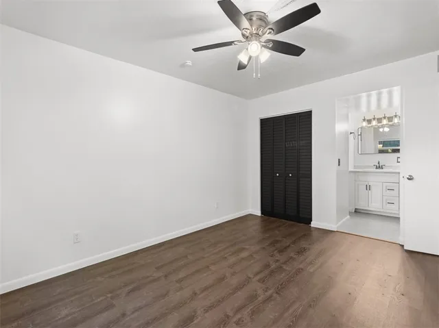 wooden floor in an empty room