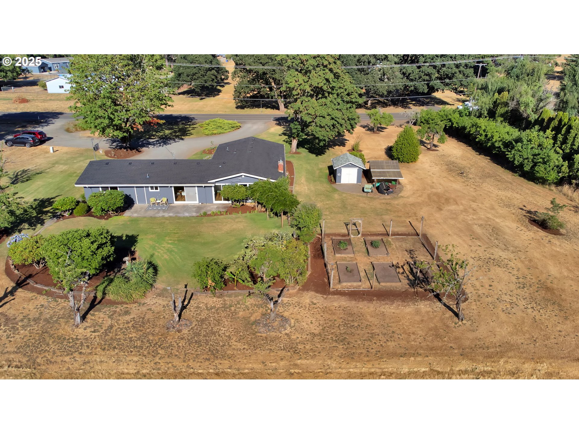 90774 Alvadore Road Junction City, OR 97448 - Photo 39 of 43 an aerial view of a house