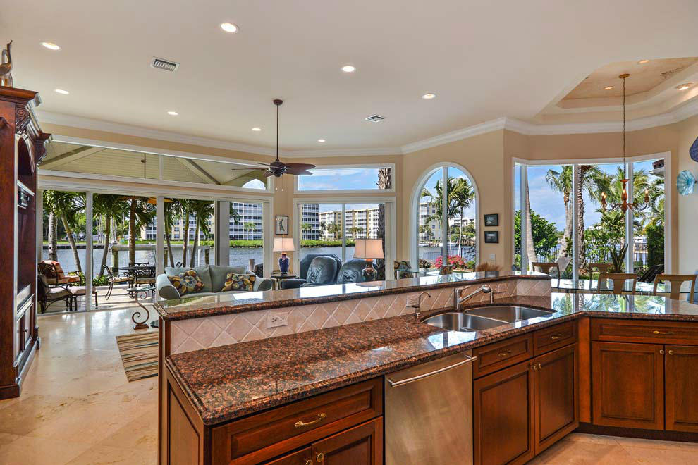 1000 White Drive Delray Beach, FL 33483 - Photo 6 of 10 06_kitchen and family room