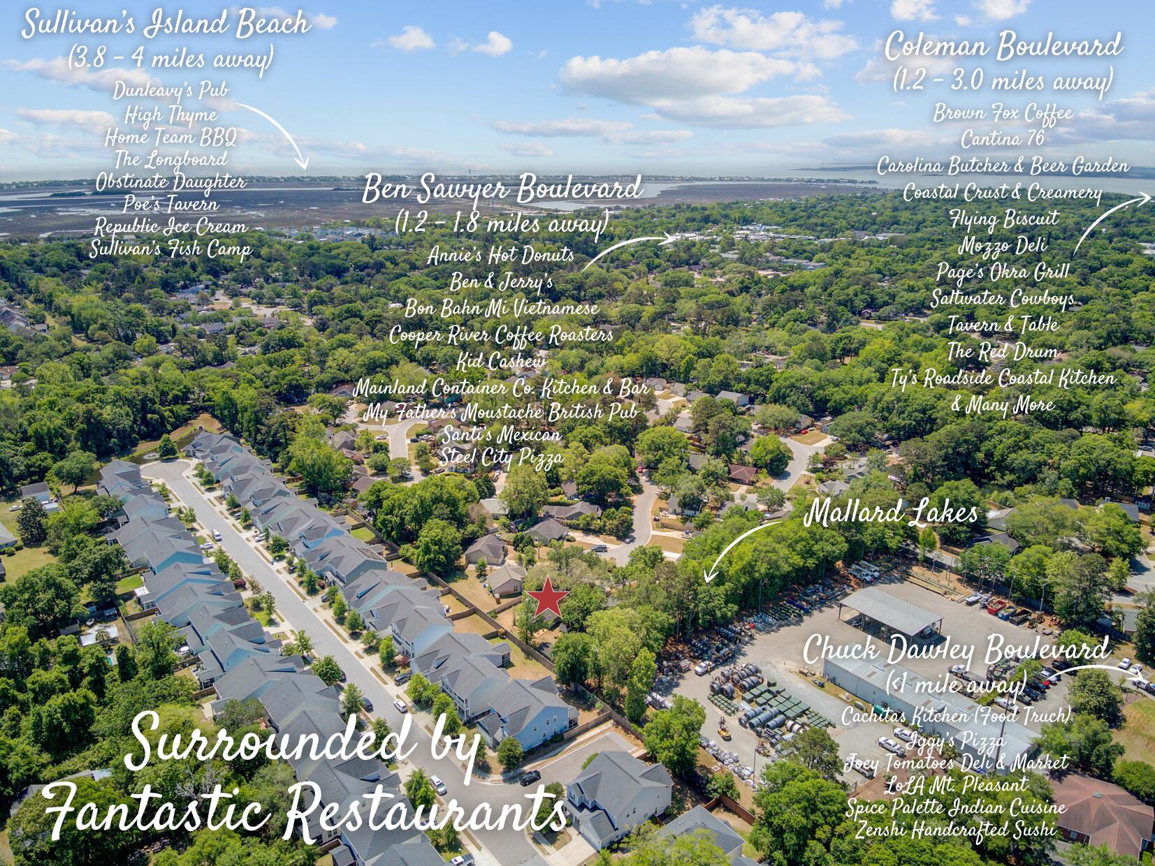 1224 Decoy Court Mount Pleasant, SC 29464 - Photo 46 of 61 Surrounded by Fantastic Restaurants