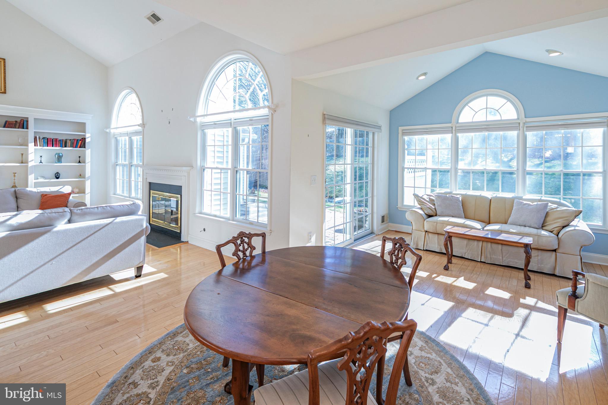 1 Bethpage Drive Skillman, NJ 08558 - Photo 16 of 32 Breakfast Room, Sun Room and view of Family Room