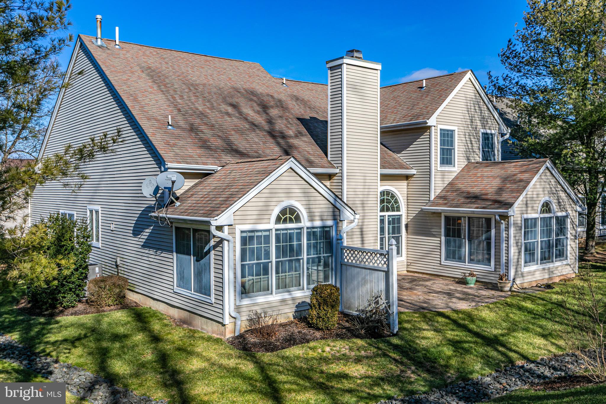 1 Bethpage Drive Skillman, NJ 08558 - Photo 31 of 32 Rear Exterior with Patio & privacy fence
