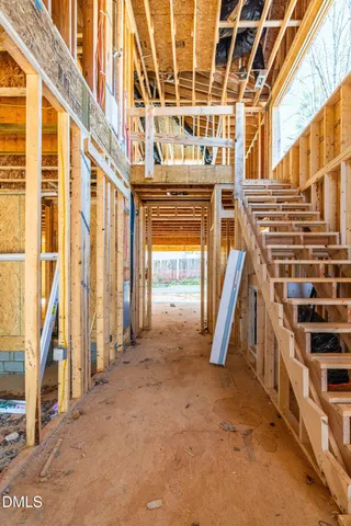 a view of an entryway with staircase