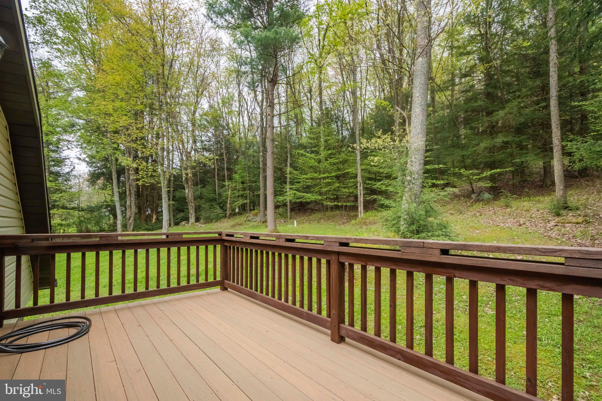 206 Mayhew Inn Road Oakland, MD 21550 - Photo 5 of 31 a view of balcony with wooden floor