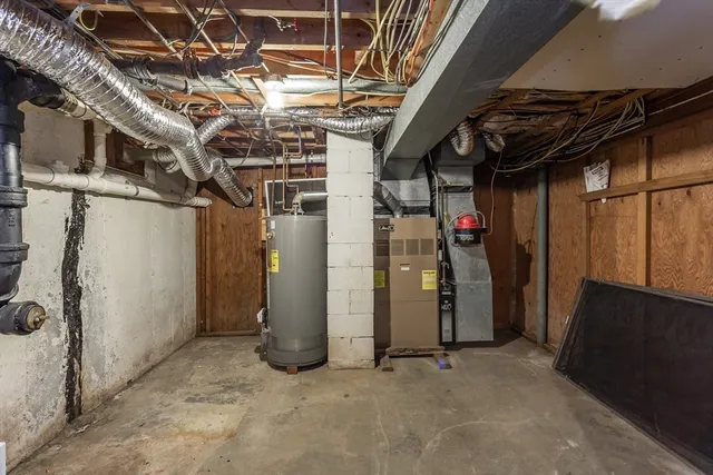 a view of storage and utility room