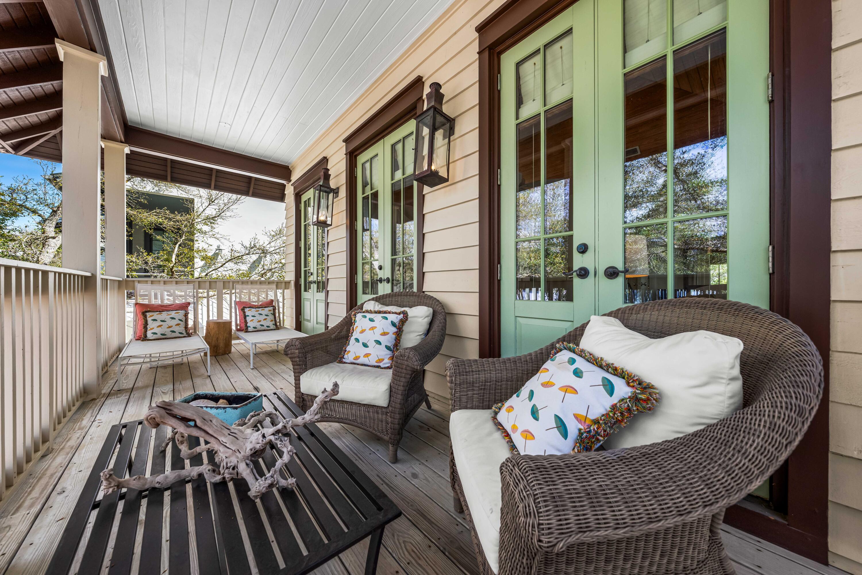 90 Atticus Road Rosemary Beach, FL 32461 - Photo 22 of 51 a living room with furniture and a floor to ceiling window