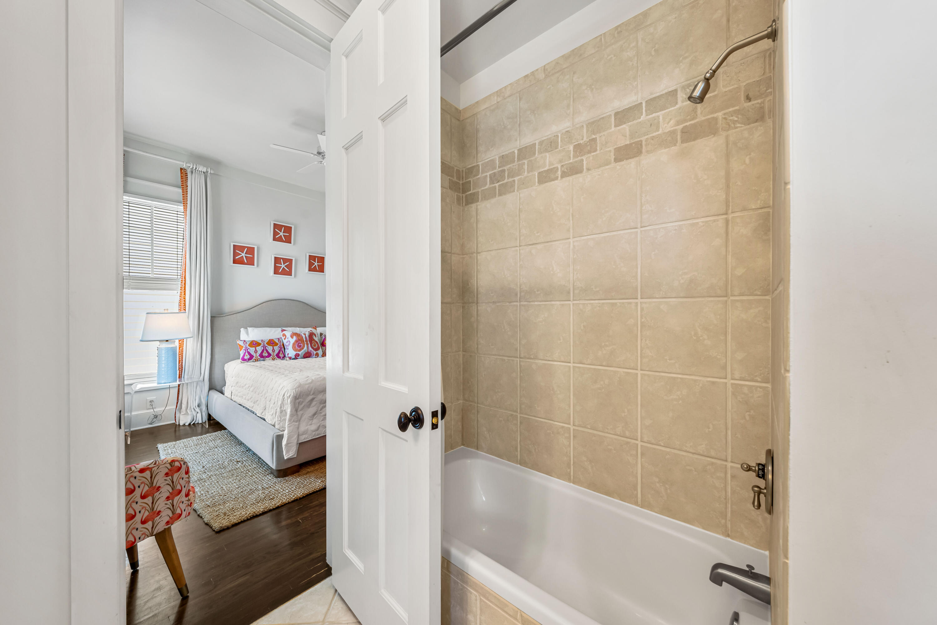 90 Atticus Road Rosemary Beach, FL 32461 - Photo 29 of 51 a bathroom with a bathtub and shower