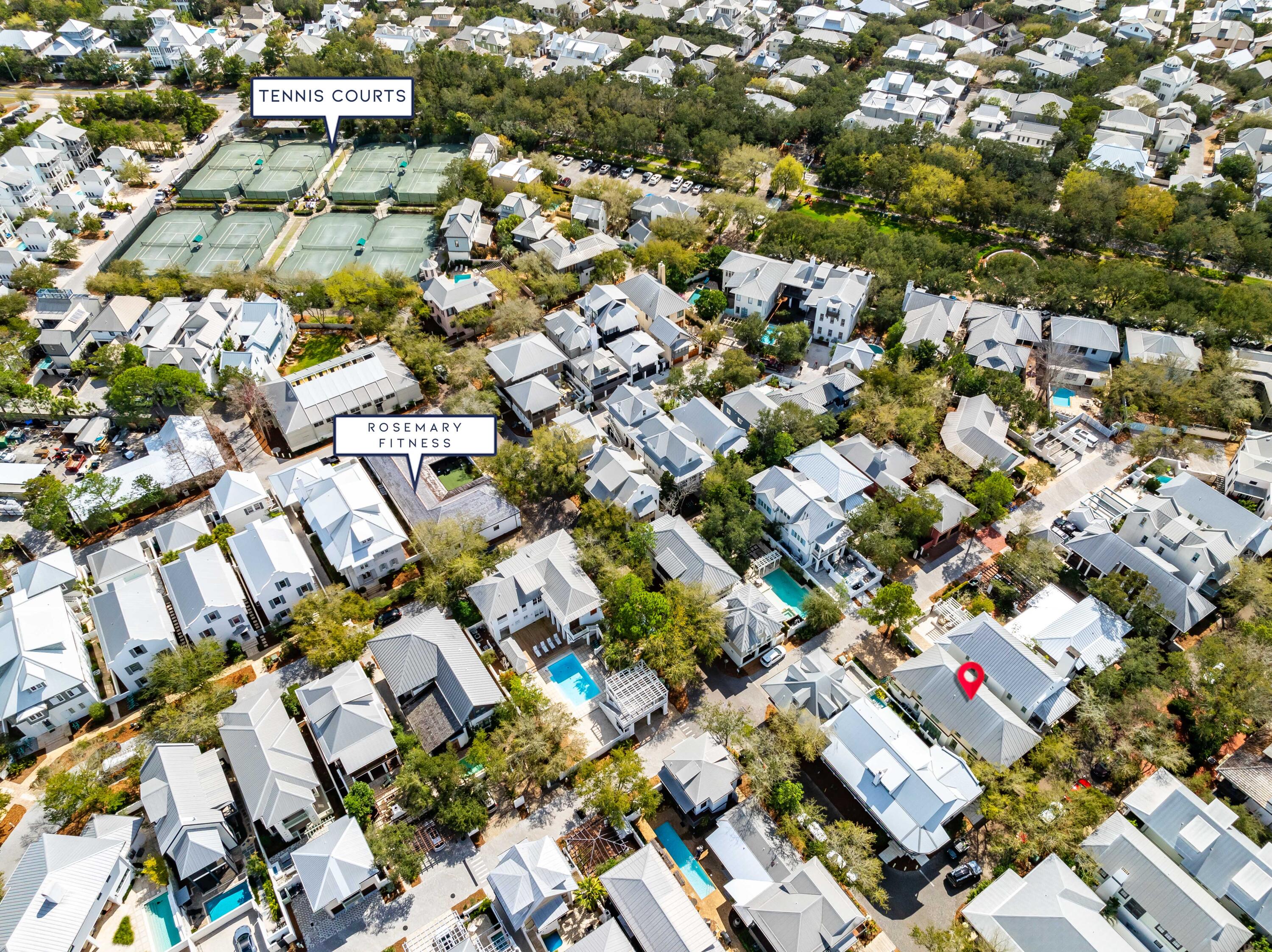90 Atticus Road Rosemary Beach, FL 32461 - Photo 33 of 51 an aerial view of residential houses with outdoor space