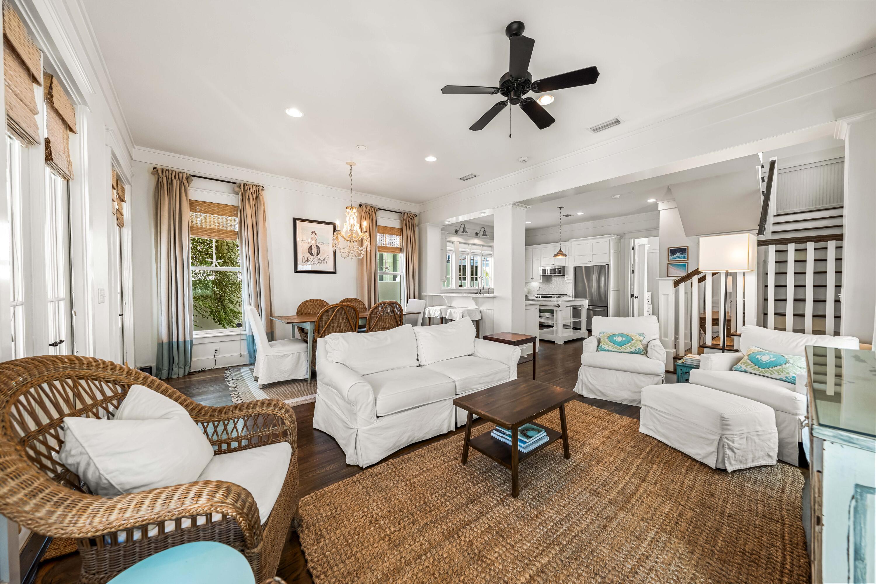 90 Atticus Road Rosemary Beach, FL 32461 - Photo 6 of 51 a living room with furniture and a window