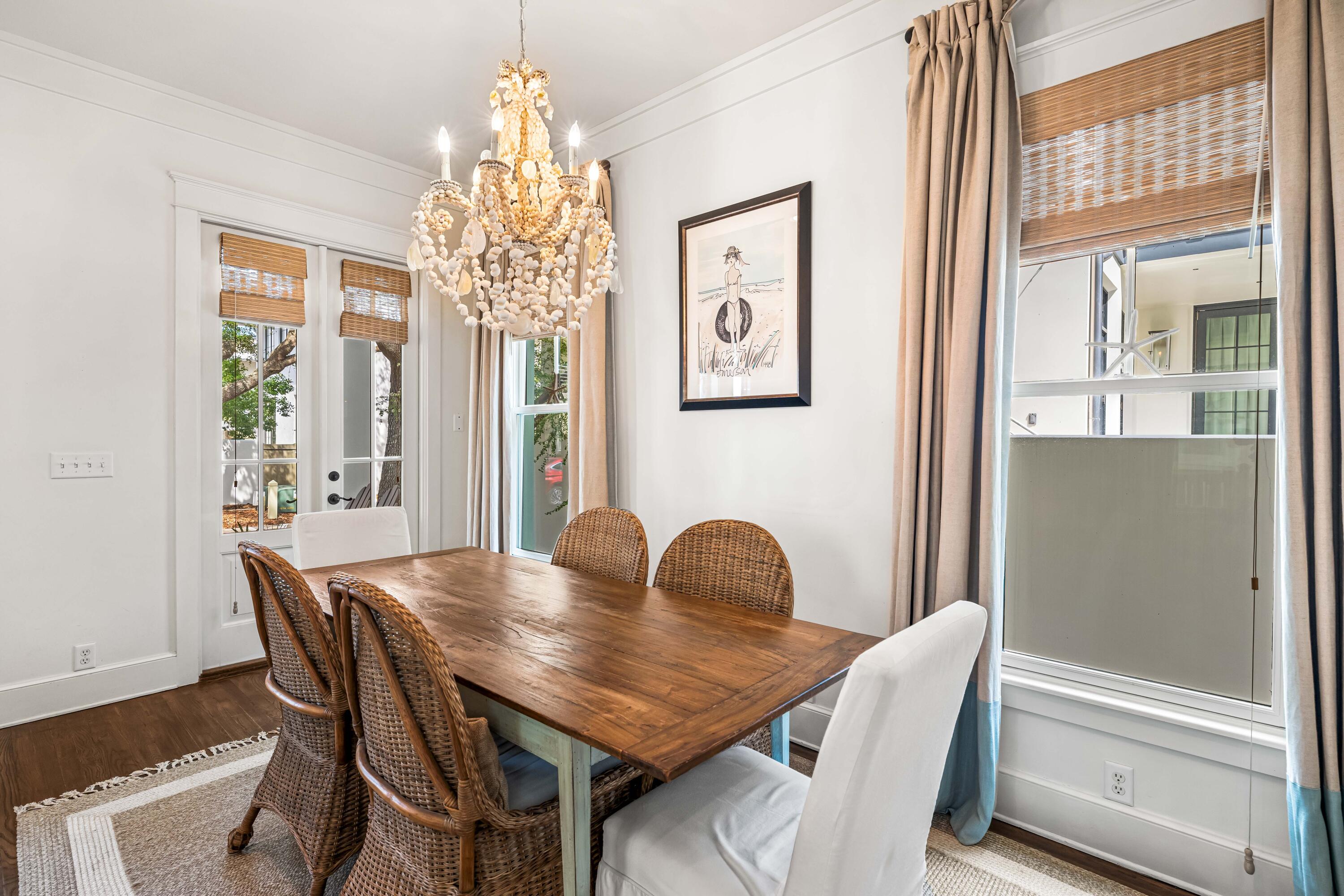 90 Atticus Road Rosemary Beach, FL 32461 - Photo 8 of 51 a view of a dining room with furniture and window