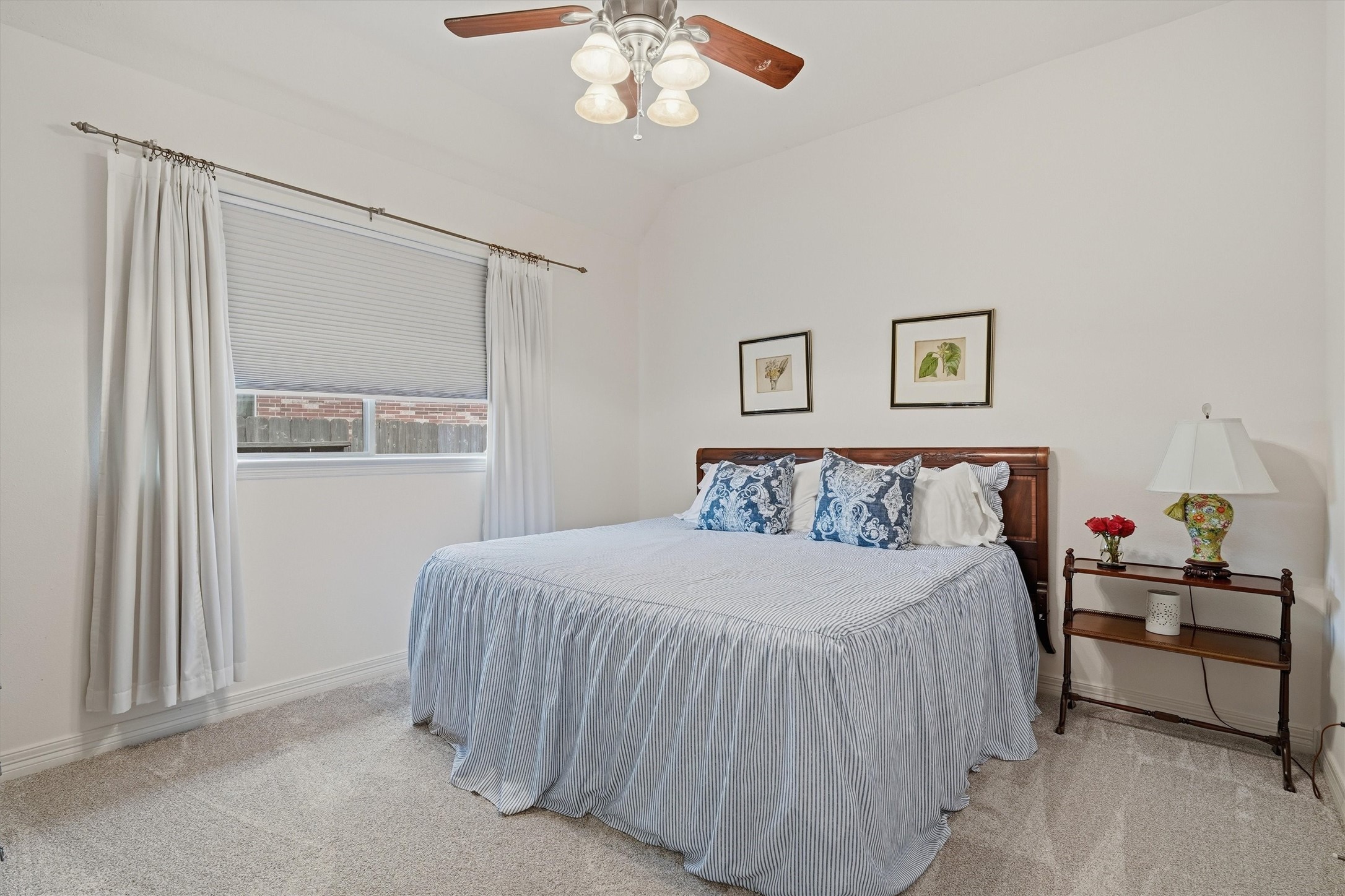 1558 Viejo Road League City, TX 77573 - Photo 18 of 28 Generously sized additional bedroom with ceiling fan and large window.