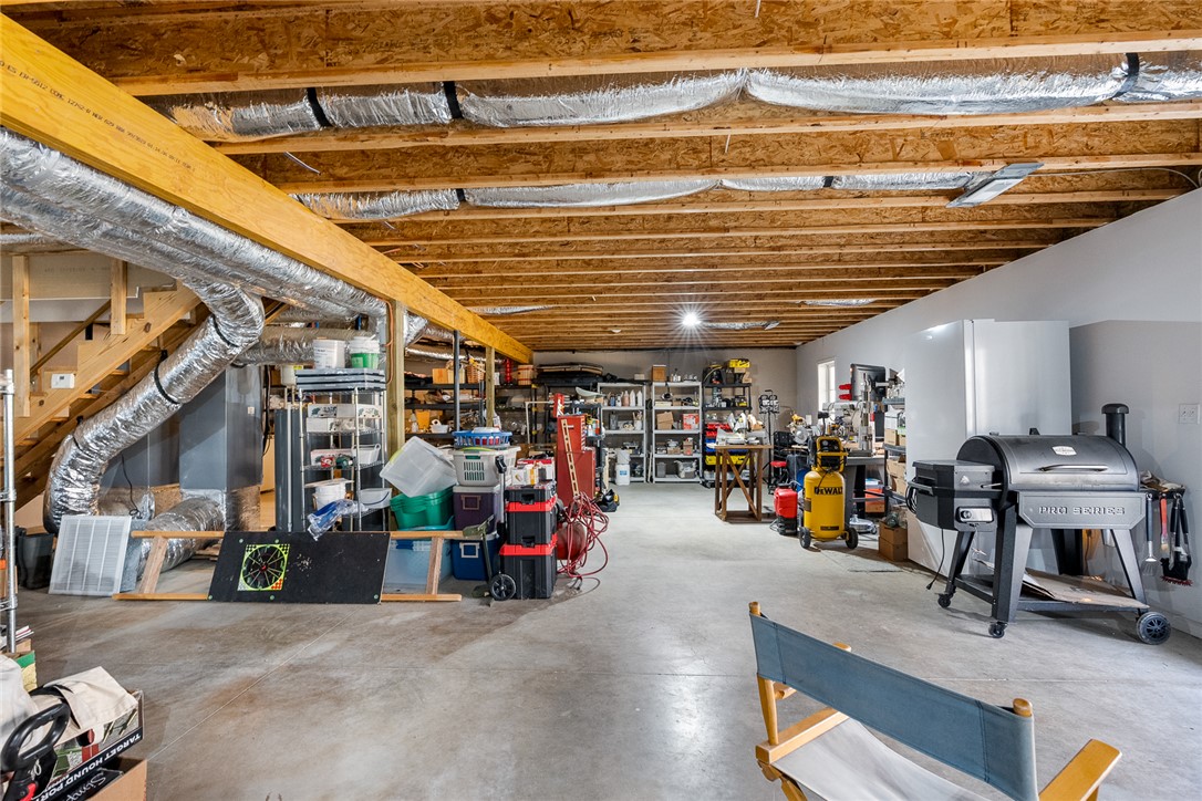 2803 Trail Road Belton, SC 29627 - Photo 22 of 48 This spacious unfinished basement offers ample storage and versatile potential.