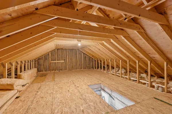 a view of storage and utility room