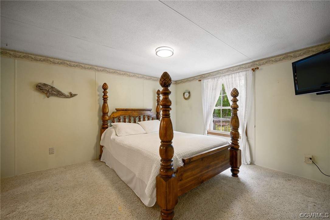 648 New Dragon Bridge Road Mascot, VA 23108 - Photo 9 of 43 a bed room with a bed and a television