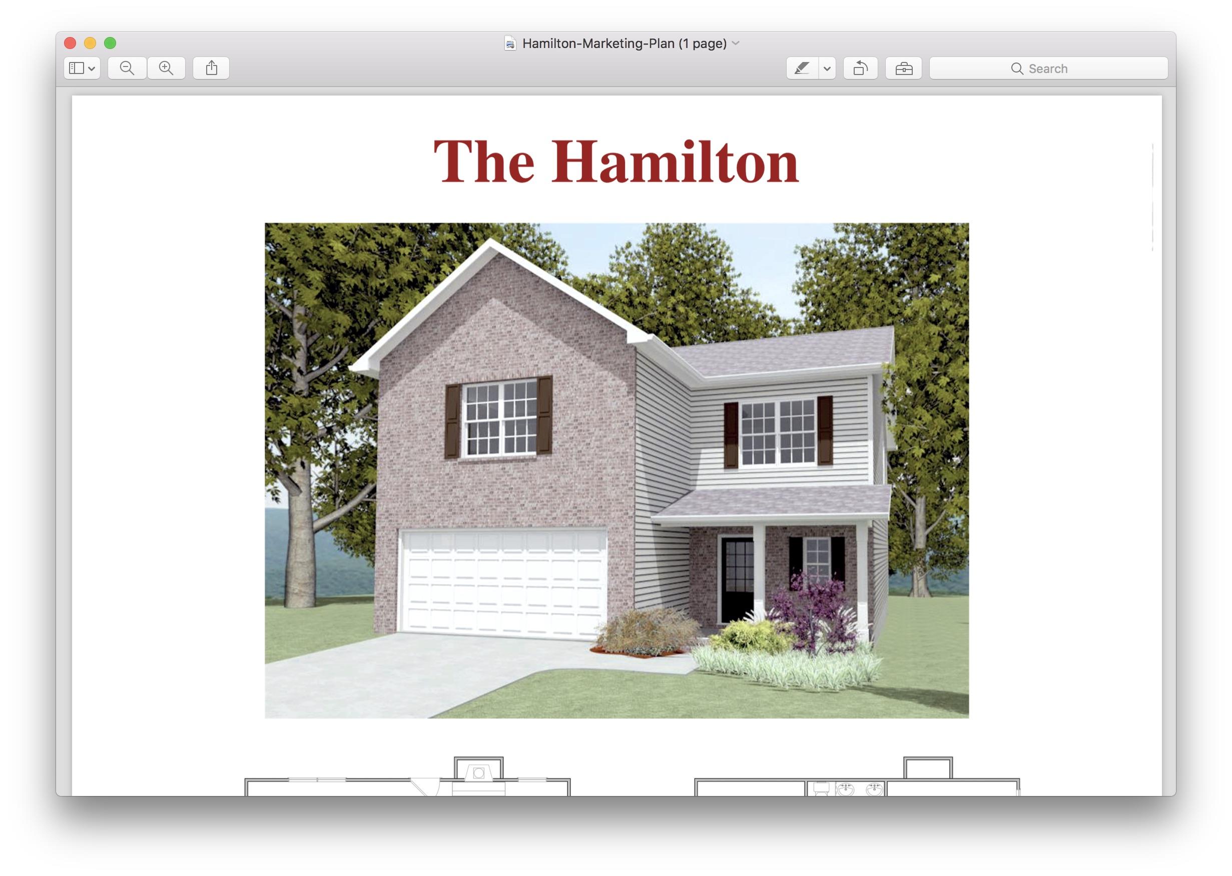 7353 Ladd Road Powell, TN 37849 - Photo 9 of 9 Hamilton Floor Plan