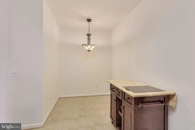 a utility room with a shower