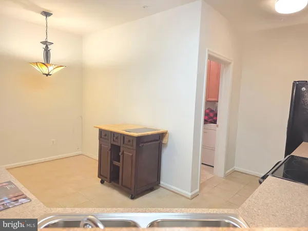 a view of a room with cabinet
