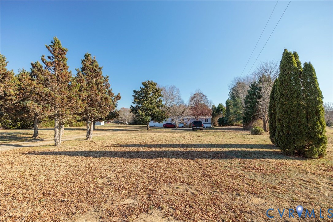 1055 Pendleton Road Mineral, VA 23117 - Photo 23 of 30 a view of dirt yard with large trees