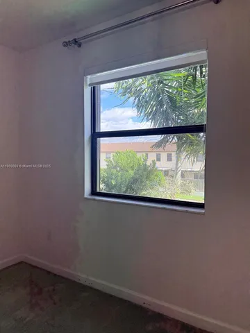 a view of a window in a room