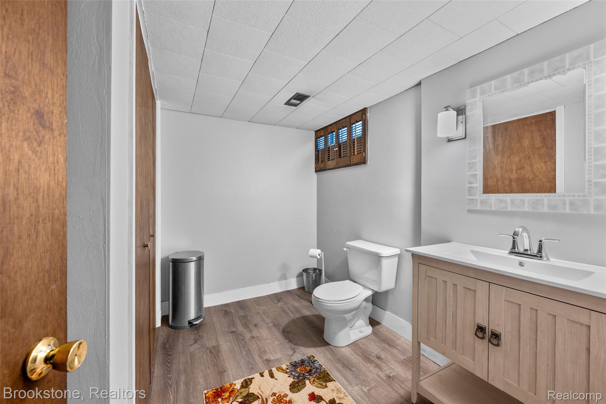 18474 Beverly Road Franklin, MI 48025 - Photo 22 of 38 Recently updated bathroom in basement with room for shower/tub