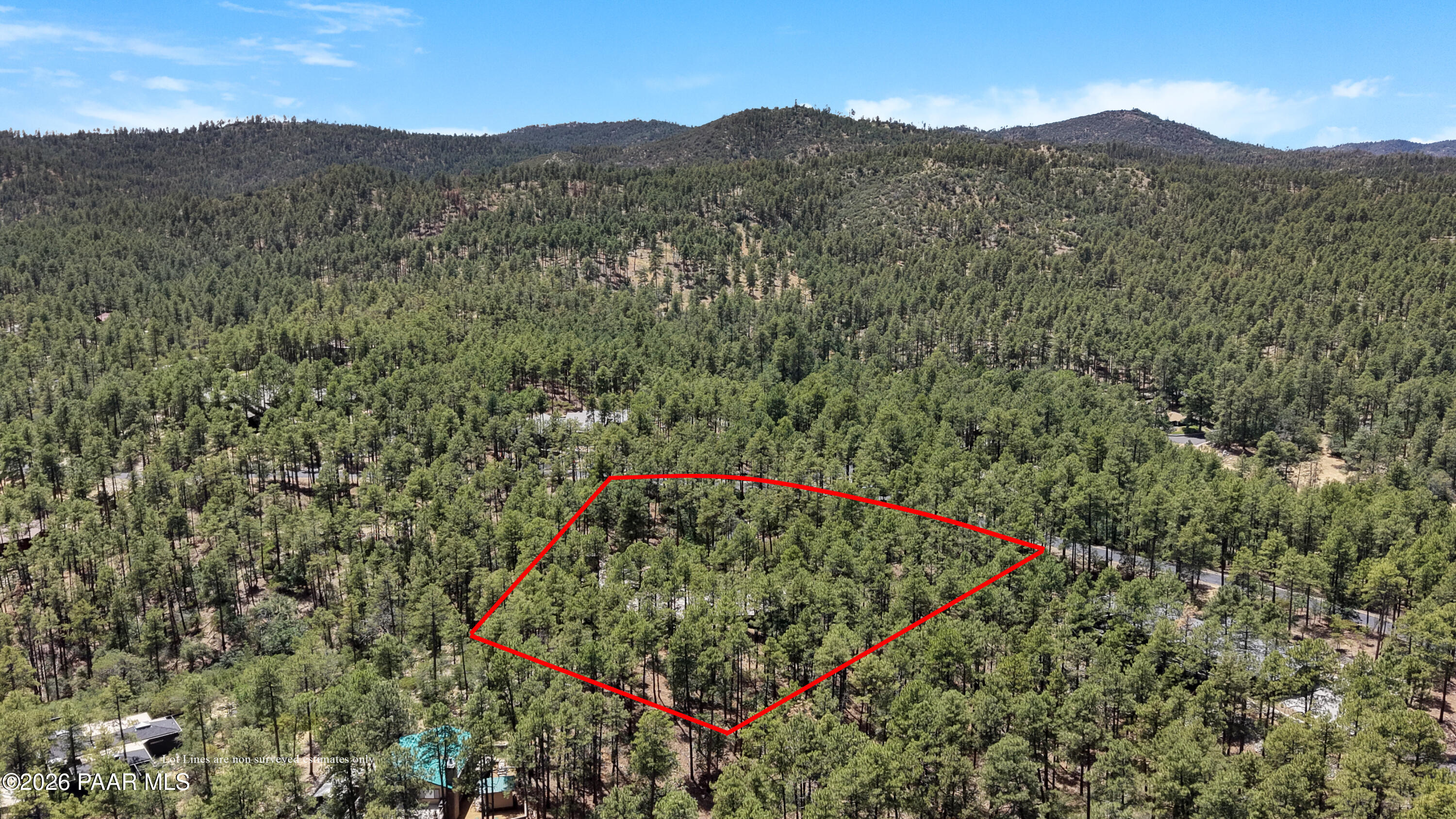1515 High Valley Ranch Road Prescott, AZ 86303 - Photo 68 of 76 a view of a lush green hillside and a mountain