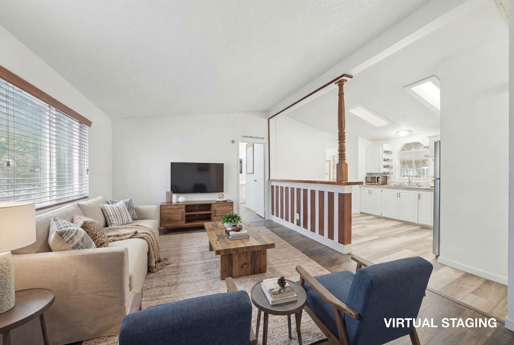 11705 Parey Avenue, Unit 7 Red Bluff, CA 96080 - Photo 10 of 34 a living room with furniture and a flat screen tv