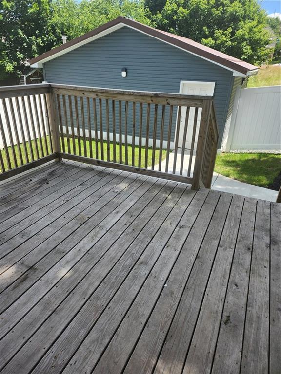 517 Hamilton Avenue Farrell, PA 16121 - Photo 10 of 23 Back Deck/Back of Garage