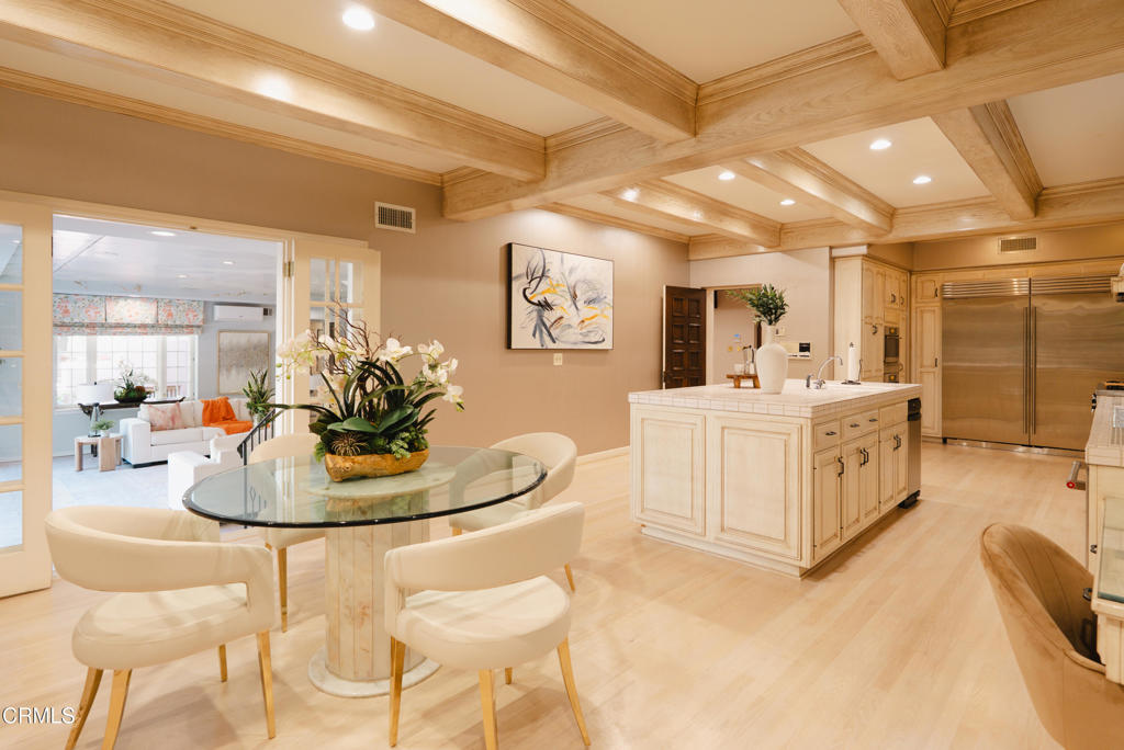1363 Virginia Road San Marino, CA 91108 - Photo 17 of 29 a dining room with furniture and a bathroom