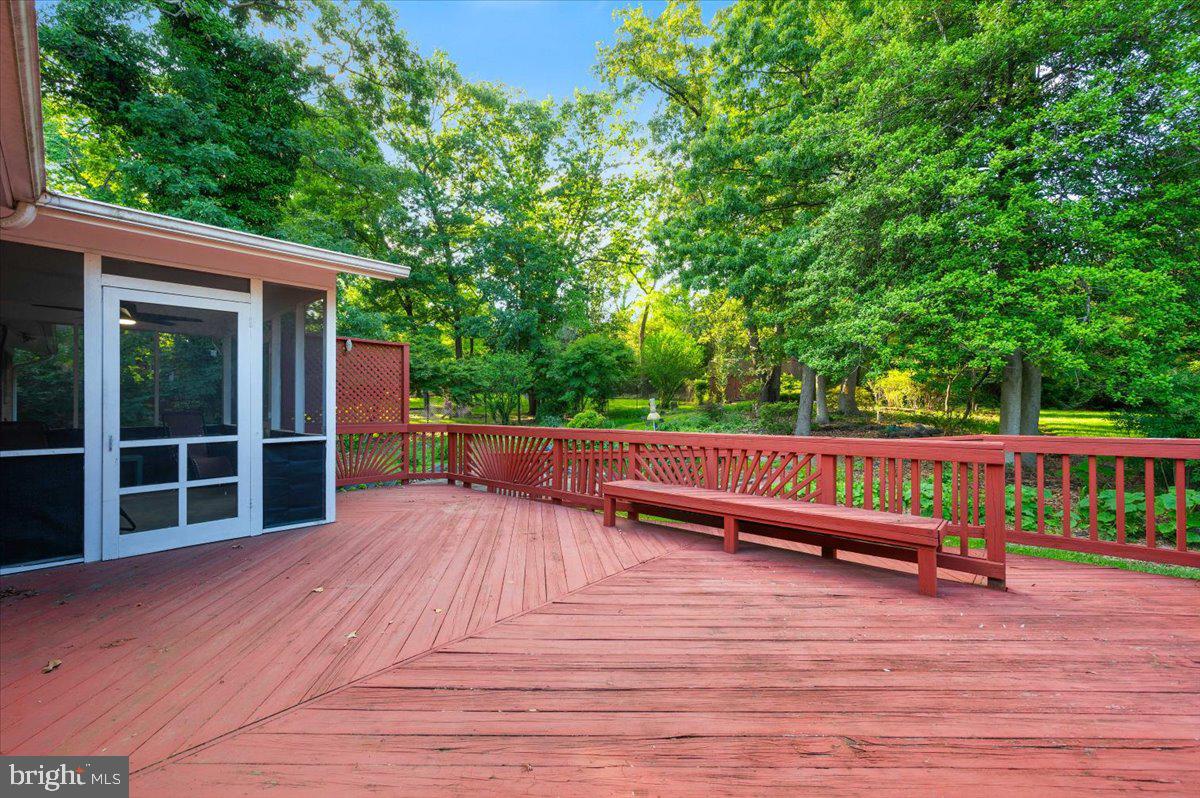 2208 Muskogee Street Adelphi, MD 20783 - Photo 59 of 71 a view of balcony with wooden floor and fence