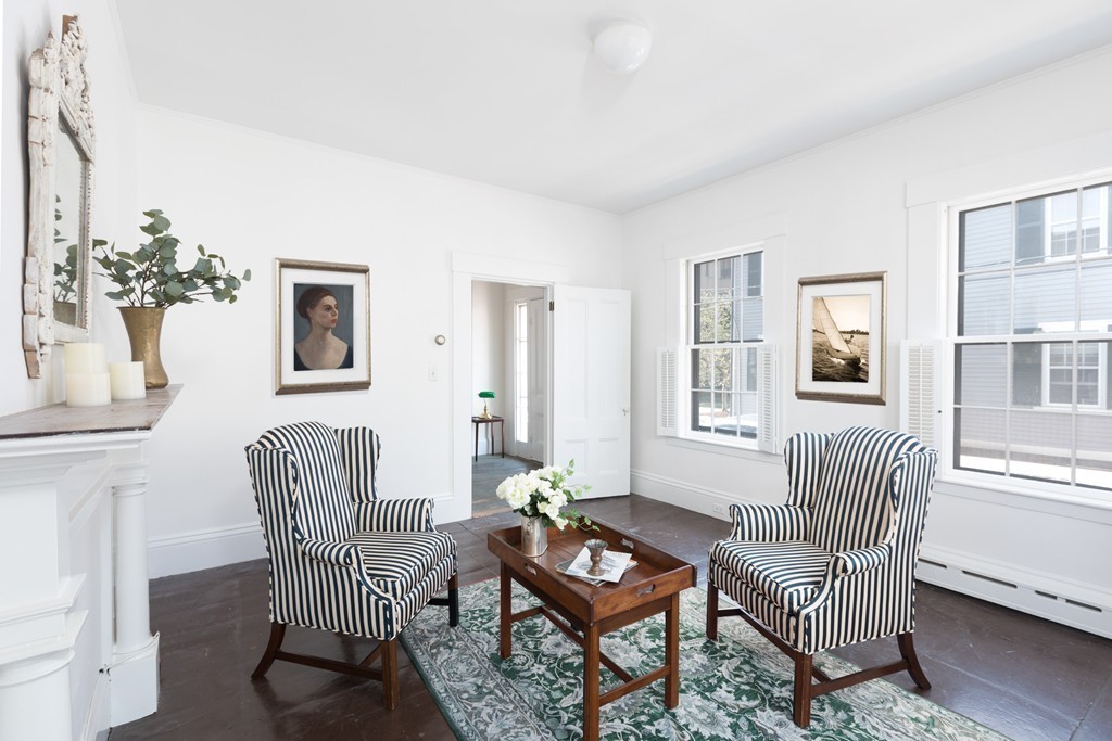 12 Farwell Place, Unit 12 Cambridge, MA 02138 - Photo 7 of 17 a living room with furniture and wooden floor
