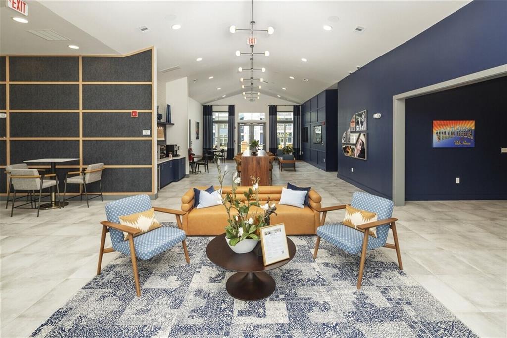 191 Commerce Drive, Unit C1 Villa Rica, GA 30180 - Photo 19 of 30 a dining room with wooden floor and furniture