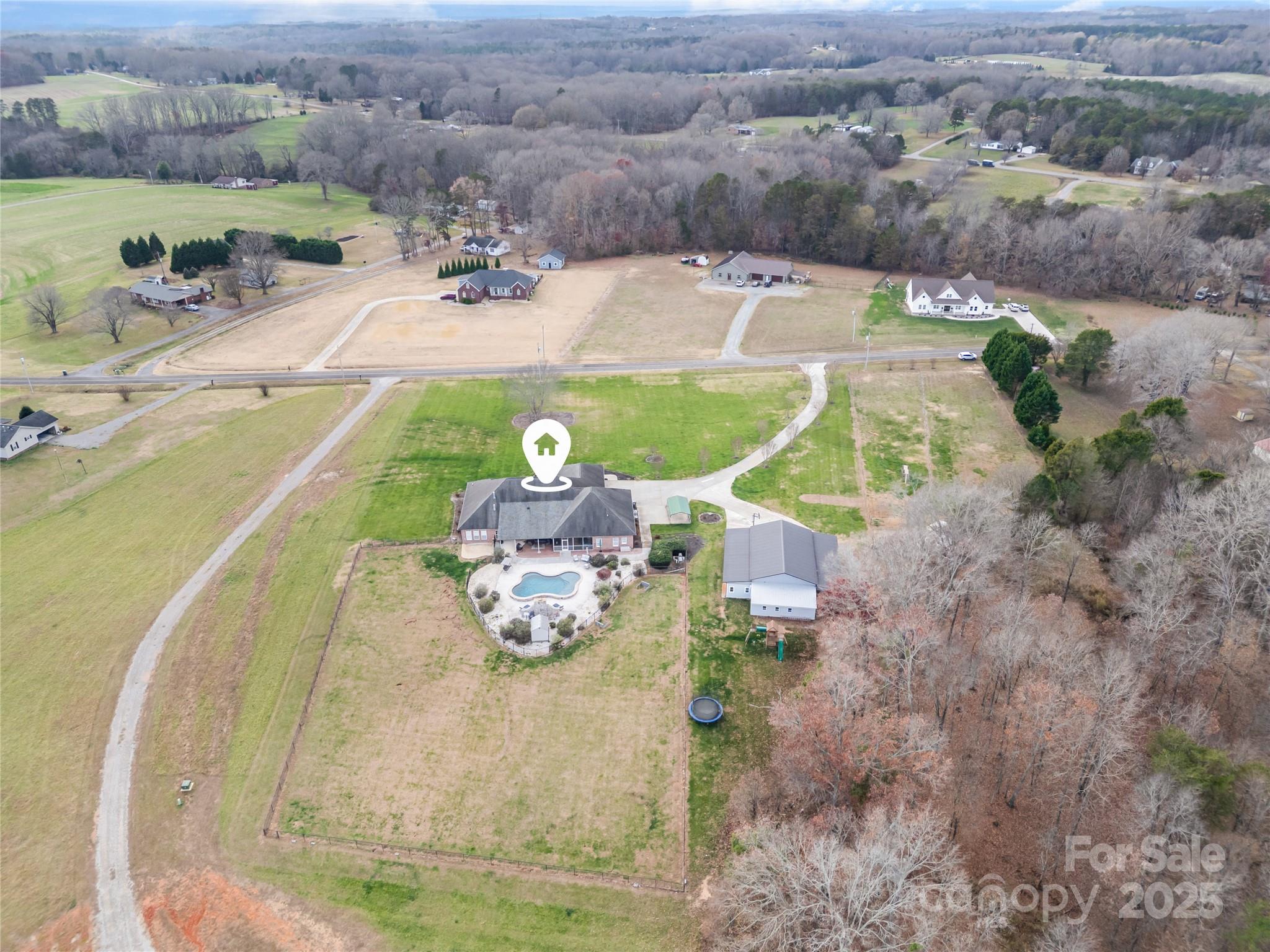 167 Black Road Statesville, NC 28677 - Photo 3 of 48 an aerial view of a house with outdoor space