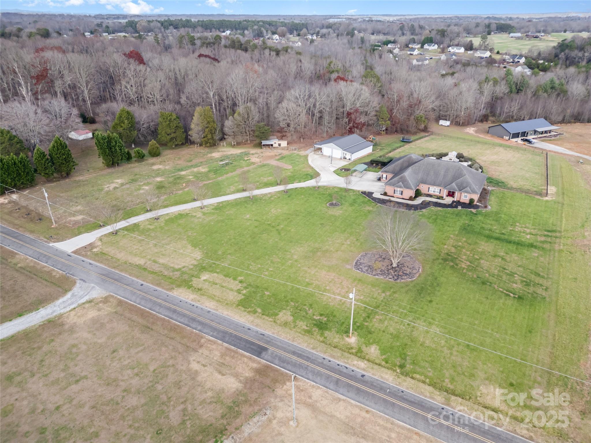 167 Black Road Statesville, NC 28677 - Photo 47 of 48 an aerial view of a house