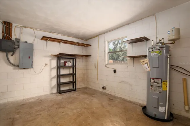 a view of a storage & utility room