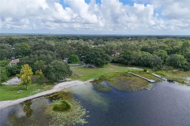 a view of a sign in a garden