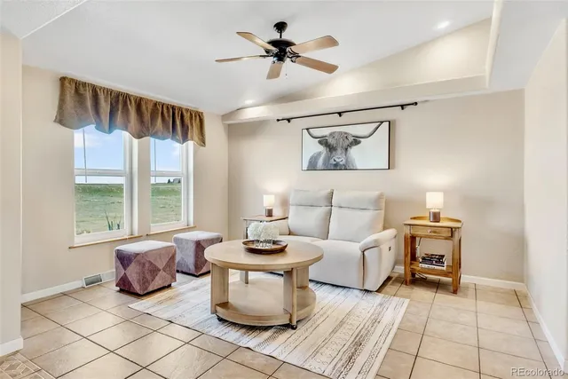 a dining room well furnished